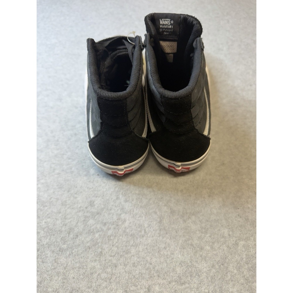 Vans Sk8-Hi Vansguard Checkerboard Black Charcoal Mens 11.5 High Top Sneakers - Picture 2 of 10
